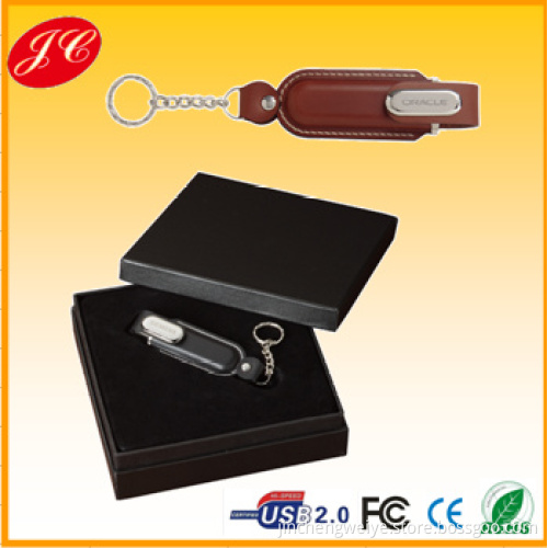 Full Capacity Leather USB Flash Drive Bulk Option